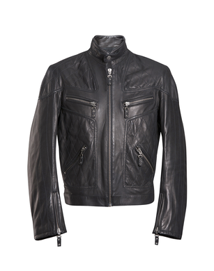 Men's Moto Leather Jacket